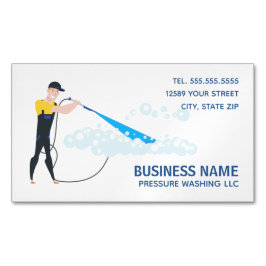 Cartão De Visitas Magnético Lavagem por pressão