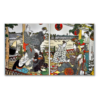 Cartão De Visitas Magnético Le Restaurant Shikian, version Comics