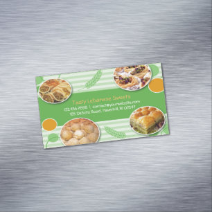 Cartão De Visitas Magnético libaneses árabes