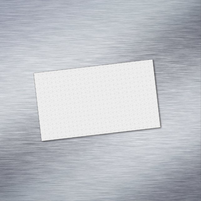 Cartão De Visitas Magnético Light Grey Geometric Tile Pattern (Posição Original)