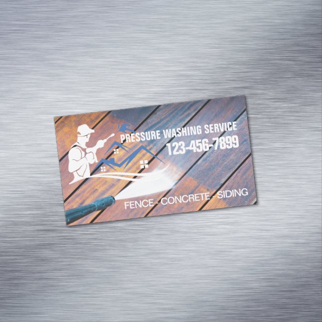 Cartão De Visitas Magnético Limpeza da casa: Limpeza de energia (Posição Original)