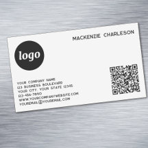 Logotipo Simples e Código QR