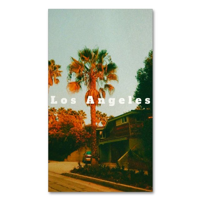 Cartão De Visitas Magnético Los Angeles, Miracle Mile, West Hollywood (Frente Vertical)