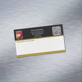 Cartão De Visitas Magnético Magnetiska visitkort — Connect, Elegant