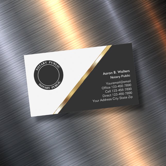 Cartão De Visitas Magnético Magnetos de Cartão de visita público notário (Criador carregado)