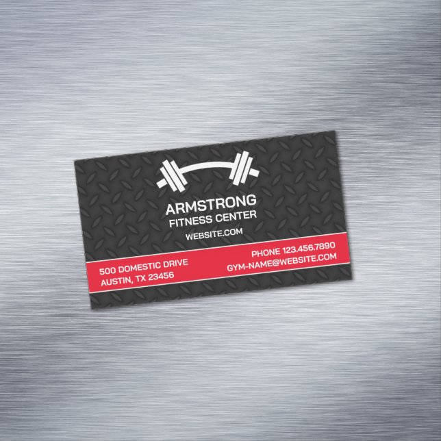 Cartão De Visitas Magnético Malhação Gym (Posição Original)