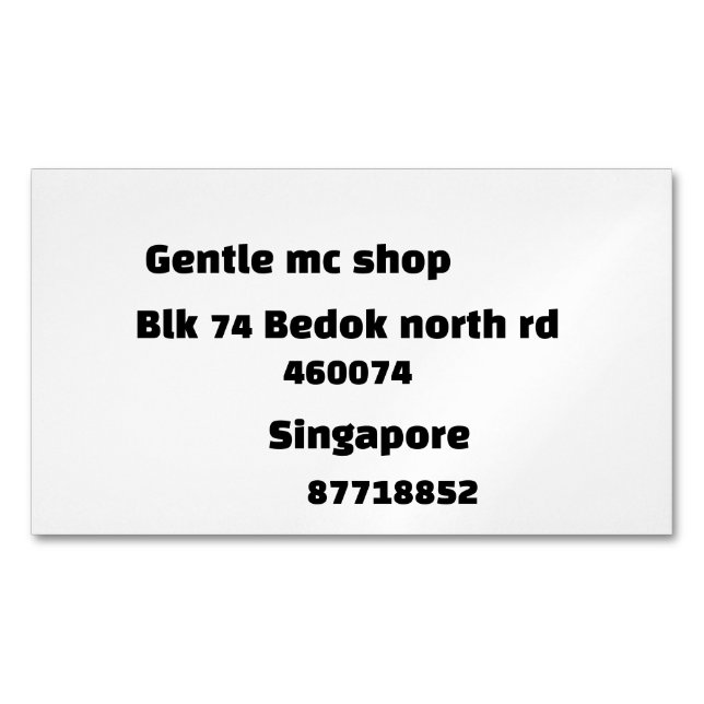 Cartão De Visitas Magnético Meu ônibus (Frente)