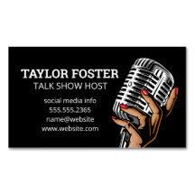 Microfone de retenção manual | Cantora | Anfitrião