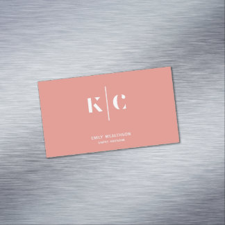 Cartão De Visitas Magnético Minimalista personalizado, simples e moderno