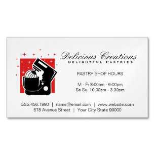 Cartão De Visitas Magnético Misturando Máquina de Bowl