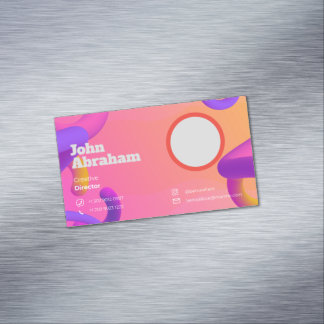 Cartão De Visitas Magnético Modelo de cartão de negócios Personalizado