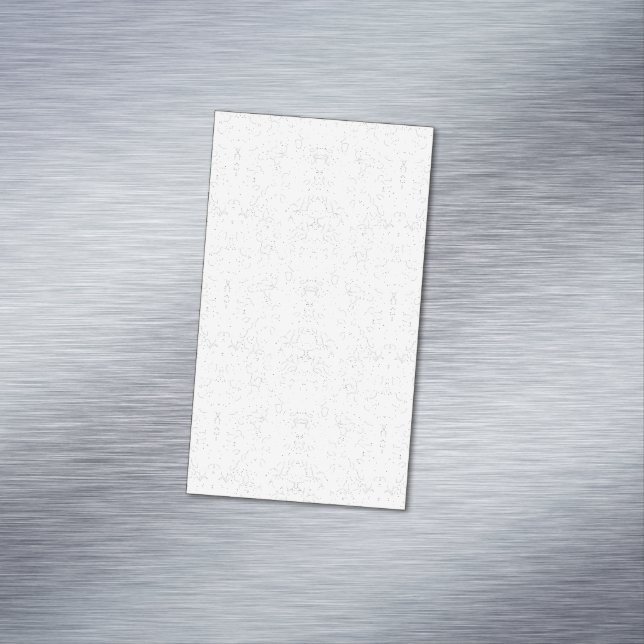 Cartão De Visitas Magnético Monochrome Floral Pattern – Elegant Seamless Art (Posição Original)