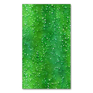 Cartão De Visitas Magnético Mossy Green Watercolor - Grungy - Padrão Sensível