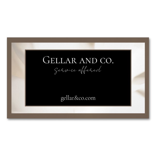 Cartão De Visitas Magnético Na moda Cartão de visita Magnet (Frente)