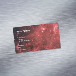 Cartão De Visitas Magnético Nebulosa América do Norte Infravermelho