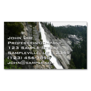 Cartão De Visitas Magnético Nevada cai no Parque Nacional Yosemite