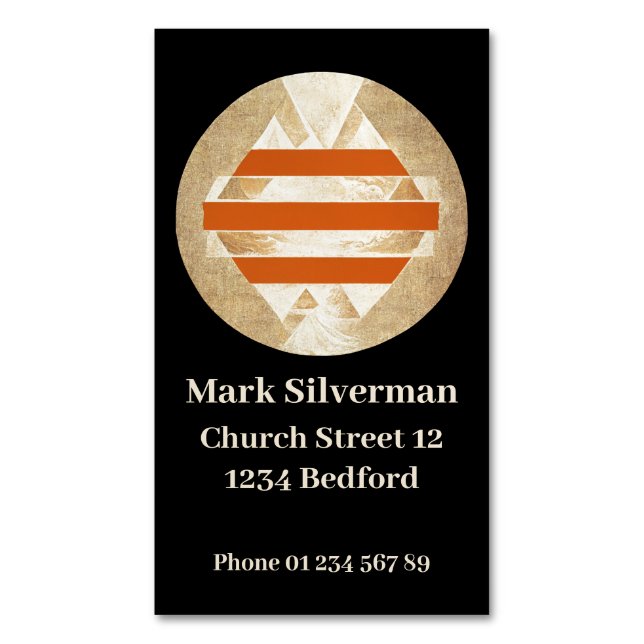 Cartão De Visitas Magnético Nikias Logo (Frente Vertical)