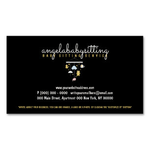 Cartão De Visitas Magnético Nuvem de Elefante Pato de Brinquedos de Retenção d