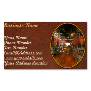 Cartão De Visitas Magnético Operador - bombear para fora parte 1905