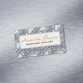 Cartão De Visitas Magnético Padrão monetário australiano