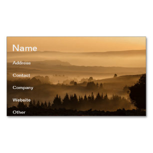 Cartão De Visitas Magnético Paisagem solar