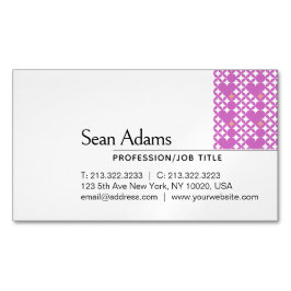 Cartão De Visitas Magnético Personalização profissional minimalista moderna