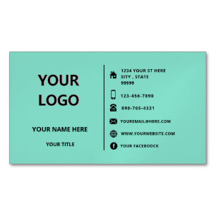 Cartão De Visitas Magnético Personalizado Seu Próprio Magnet Design