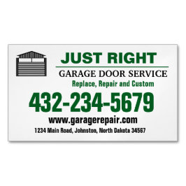 Cartão De Visitas Magnético Placa Magnética de Serviço de Porta de Garagem Pro