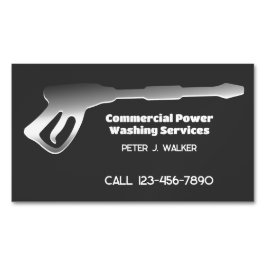 Cartão De Visitas Magnético Premium de lavagem da pressão comercial