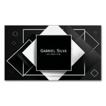 Preto e Branco Geométrico Texturizados Modernos