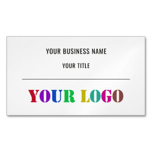 Cartão De Visitas Magnético Promocional personalizado de logotipo personalizad