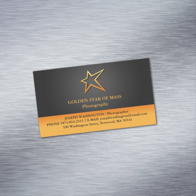 Cartão De Visitas Magnético Qualquer logotipo (Posição Original)