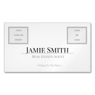 Cartão De Visitas Magnético Realestate Agent Templates