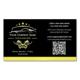 Cartão De Visitas Magnético Reparo Automóvel Profissional, Mecânico Automático
