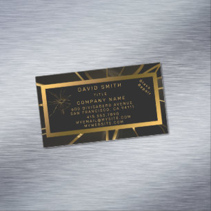 Cartão De Visitas Magnético Reparo de Vidro Profissional Moderno