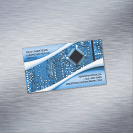 Cartão De Visitas Magnético Reparo do computador