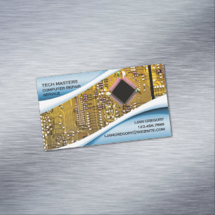 Cartão De Visitas Magnético Reparo do computador