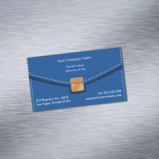 Cartão De Visitas Magnético Resumo da Lei (Posição Original)