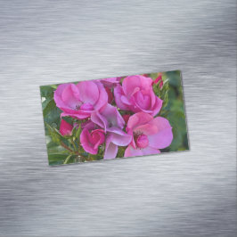 Cartão De Visitas Magnético Rosa Rosa Rosa lavanda