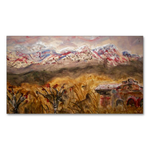 Cartão De Visitas Magnético Santa Fé New mexico