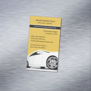 Cartão De Visitas Magnético Seguros