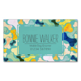 Cartão De Visitas Magnético serviços de animais de estimação para cães