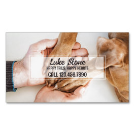 Cartão De Visitas Magnético Serviços de cães