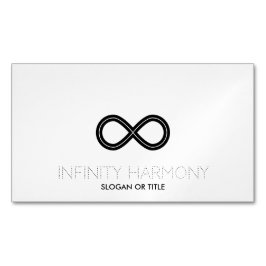 Cartão De Visitas Magnético Símbolo Infinity Harmony