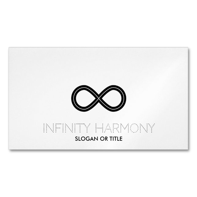 Cartão De Visitas Magnético Símbolo Infinity Harmony (Frente)