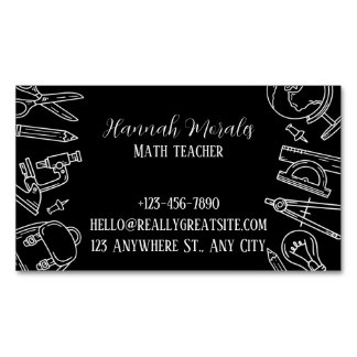 Cartão De Visitas Magnético SmartMath Tutoring Services