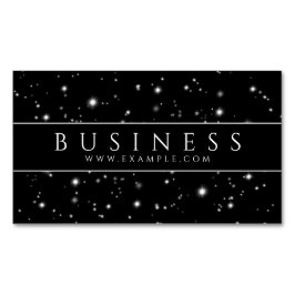 Cartão De Visitas Magnético Starlight Black
