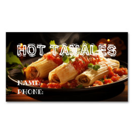 Cartão De Visitas Magnético Tamales