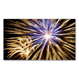 Cartão De Visitas Magnético Tela Sizzling Fireworks
