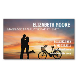 Cartão De Visitas Magnético Terapêutica Com Casamento E Família MFT